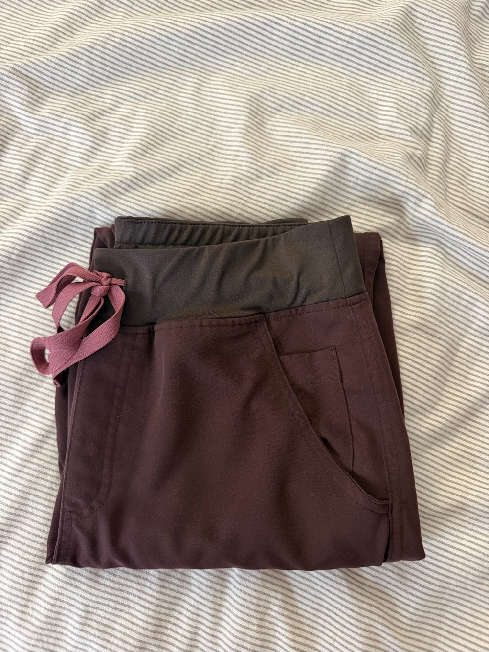 Figs Espresso yola skinny pants